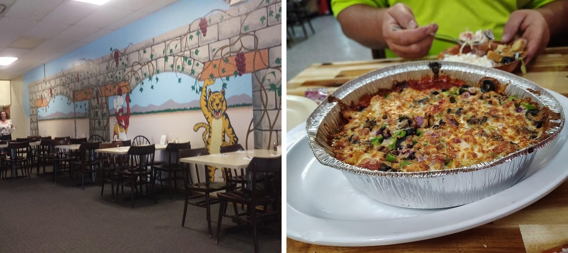 Jim's Razorback Pizza Menu