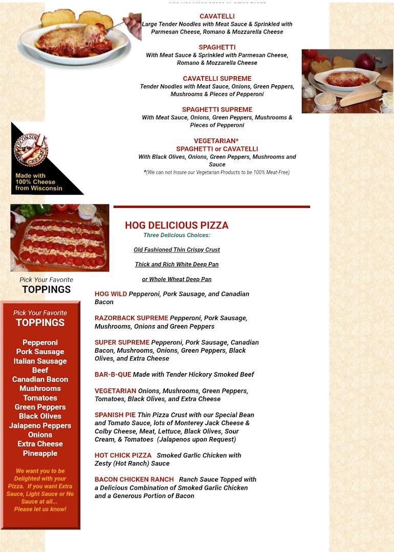 Jim's Razorback Pizza