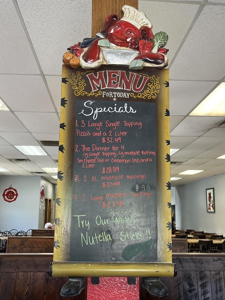 Jim's Razorback Pizza Menu image 3
